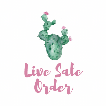 1succulentsara1’s Live Sale Order